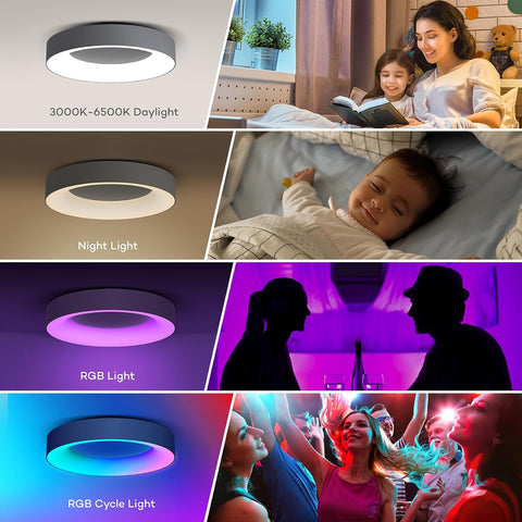 rgb mood lighting ceiling lamp