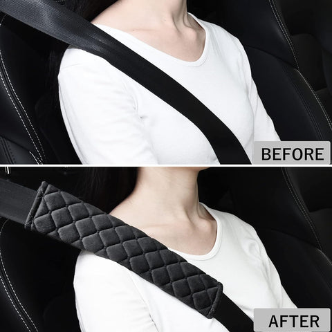 Seat Comfort Harness Pads - Soft Car Belt Cushion Covers