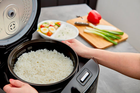 Yum Asia Bamboo IH Rice Cooker 1.5L – Ceramic Bowl & LED Touch – UK/EU