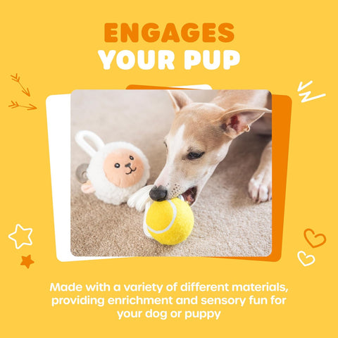 Gertrude the Goat Rope and Ball Dog Toy