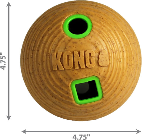Kong Bamboo Food Ball – Interactive Dog Toy Multicolour