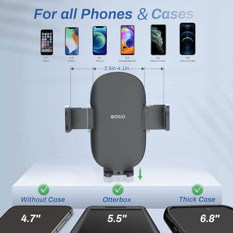 OQTIQ 13 Inch Gooseneck Car Phone Mount