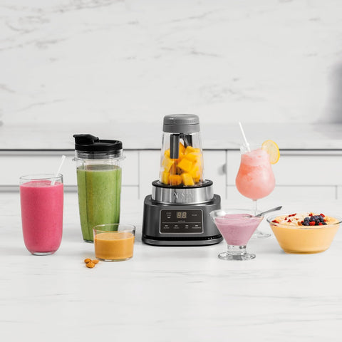 Foodi Power Nutri Blender 2-in-1 | 1100W Smoothie & Frozen Drink Maker – Silver