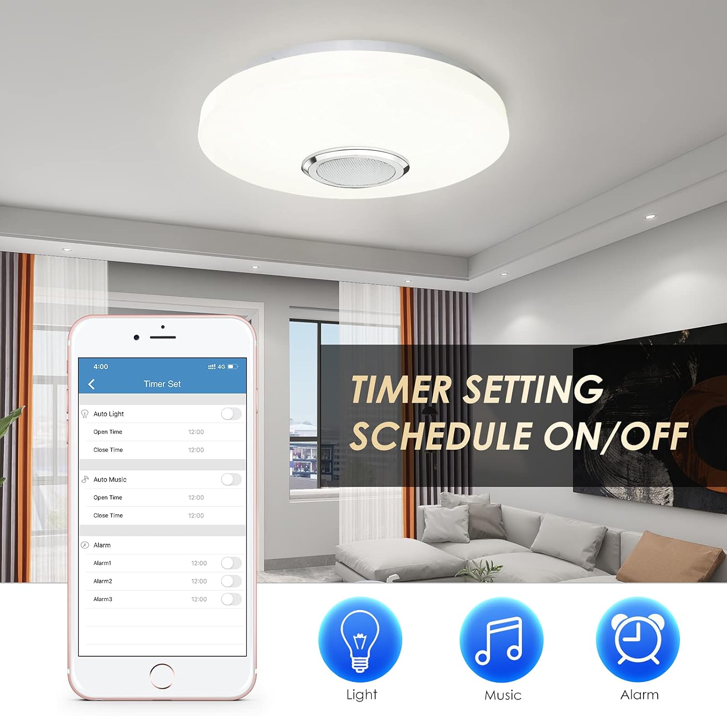 waterproof ceiling light for bathroom