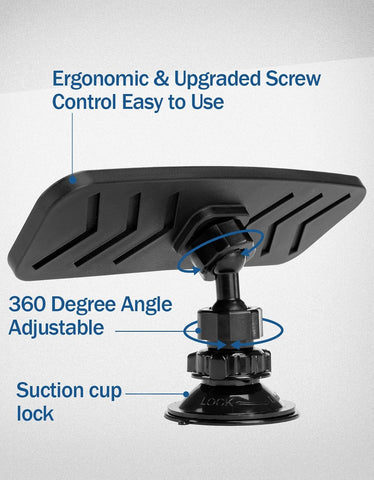 JoyTutus Rear View Mirror 200x60mm Universal Car Inside Mirror