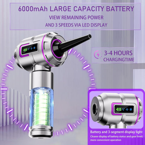 Lyiazsoy Cordless Car Vacuum Cleaner 22000PA