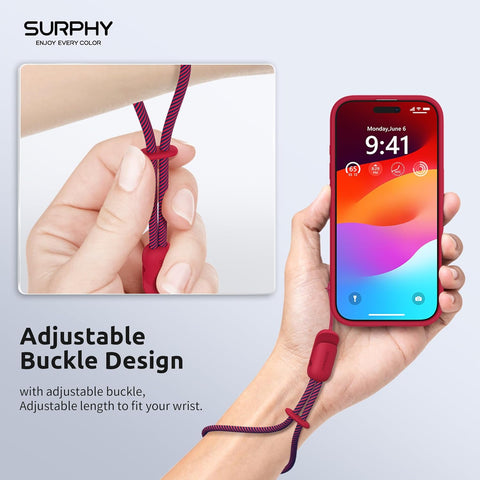 SURPHY Adjustable Wrist Strap Lanyard – 2 Pack
