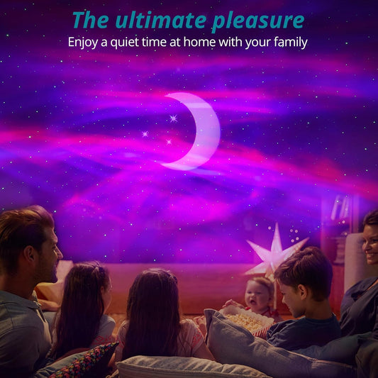 LED Star Projector Galaxy Light for Children and Adults, Night Light Projector with Timer and Remote Control, Starry Night Lampe Projector for Home Party Decor Gift