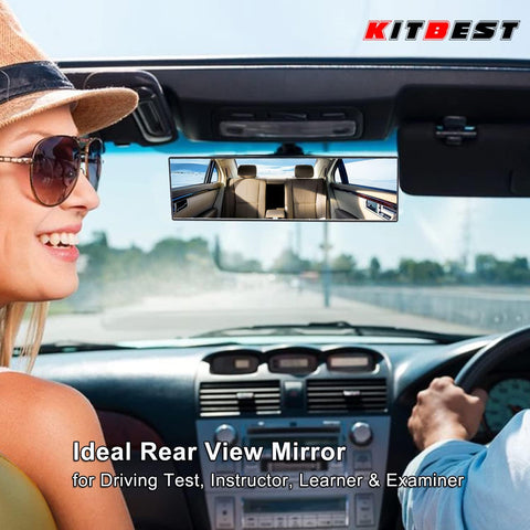 KITBEST Rear View Mirror for Driving Test & Instructor Use