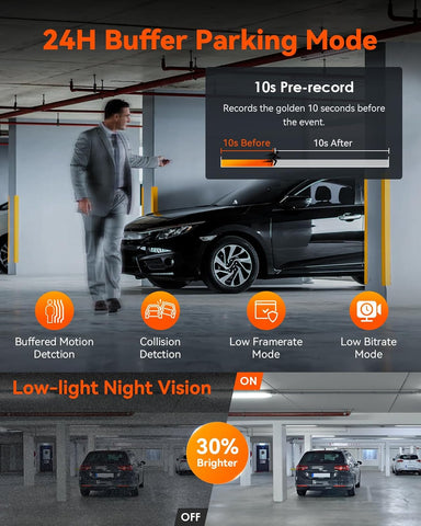 Vantrue N4 Pro 4K 3 Channel Dash Cam with GPS and WiFi