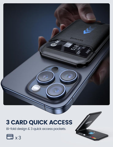 Lamicall MagSafe Phone Card Holder Wallet Stand