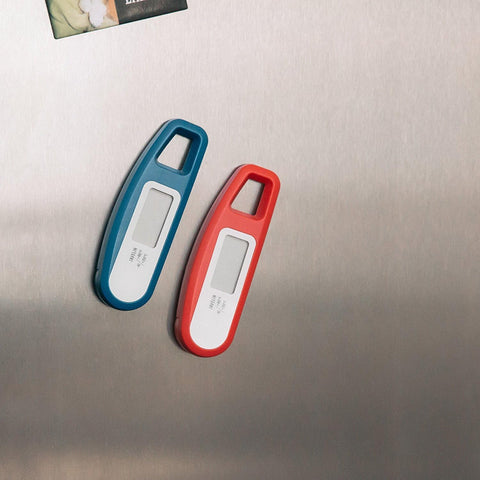 Javelin Ultra Fast Digital Meat Thermometer – Instant Read, 2.75" Probe, Foldable Compact Design, Splash Resistant – Rhubarb