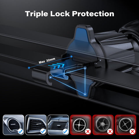 APPS2Car Car Phone Holder Dashboard and Windscreen Mount