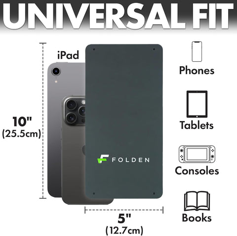 Airplane Phone Holder – Foldable Flexible Silicone Travel Stand (Silicone)