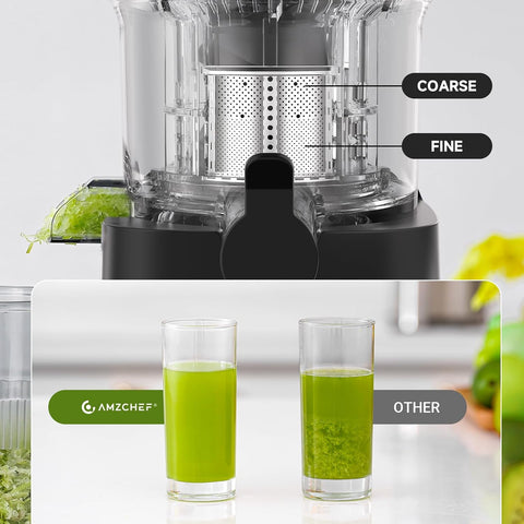 Cold Press Juicer Machine 126mm Large Chute Stainless Steel