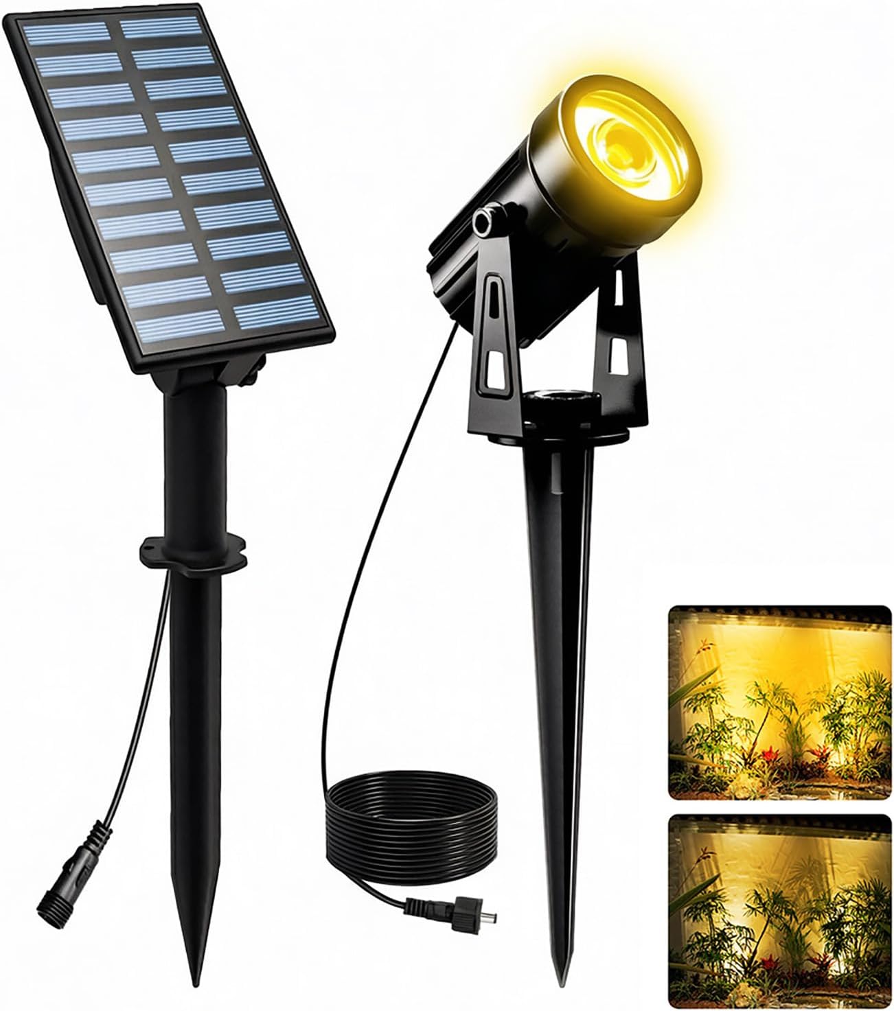 nipify Solar Lights Outdoor Waterproof, Motion Sensor Spot Landscape Light
