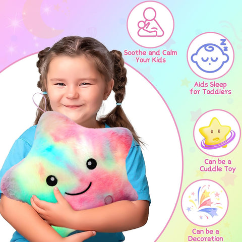 Toys for Autism, Light Up Star Teddy Sensory Lights for Toddlers, Kids Sleep Aid Adhd Autism Toys,Autism Sensory Equipment,Birthday Xmas Gifts for Boys Girls Age 3 4 5 6 7 8 9 10 Blue