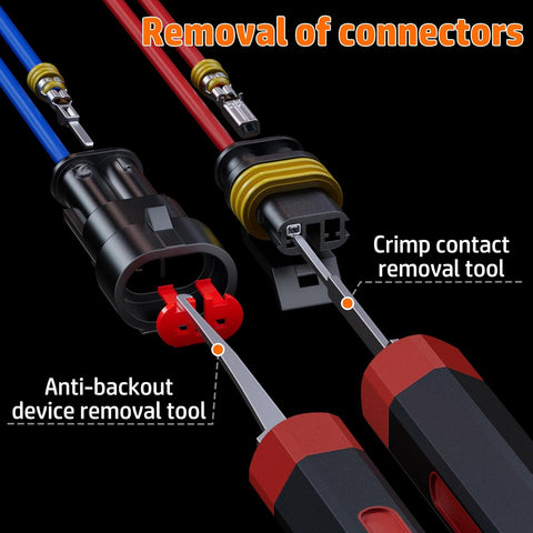 PEBA Waterproof Car Connector Crimping Tool Kit 1-6 Pin