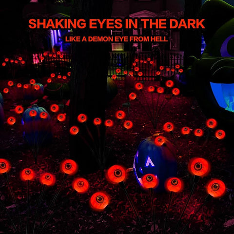 Halloween Eyeball Lights Waterproof Festive Pathway Stake Lights