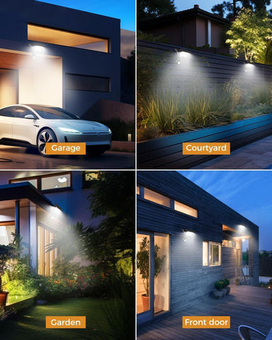 20W Motion Sensor Outdoor Security Light, IP65 PIR LED Floodlight
