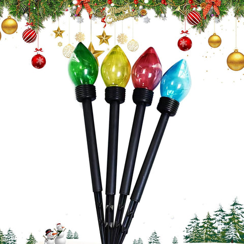 Solar Christmas Decorations Waterproof 8-Mode Ambient Lighting