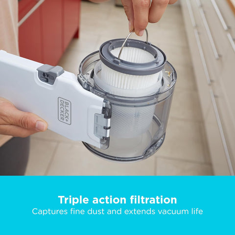 BLACK+DECKER Dustbuster Pivot 18V Cordless Handheld Vacuum Cleaner – Dark Titanium