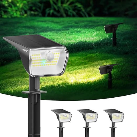 Fence-mounted dual-colour LED solar light

