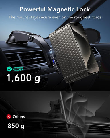 ESR Qi2 15W MagSafe Car Mount Charger