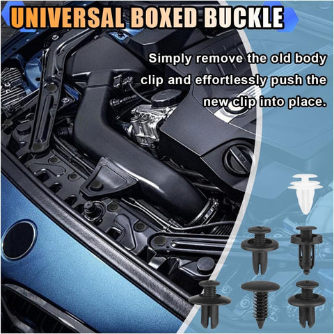 Car Push Retainer Clips & Auto Fasteners Set