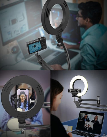 Ring Light with Phone Stand for Content Creators UK

