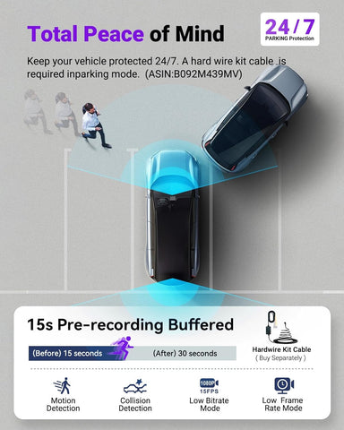 Vantrue S1 Pro Max 4K+4K Dual Dash Cam with Starvis2 HDR Night Vision