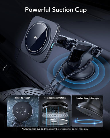 ESR Qi2 15W MagSafe Car Wireless Charger