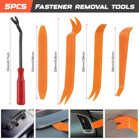 Preciva 155pcs Car Retainer Clips Set – Universal Bumper & Trim Fasteners Kit