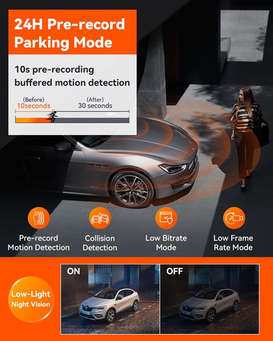 VANTRUE N5 4-Channel 2.7K Dash Cam 360° Full Coverage with STARVIS 2