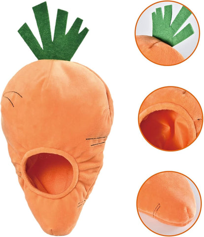 Rabbit and Carrot Plush Dog Toy Set 5 Pack