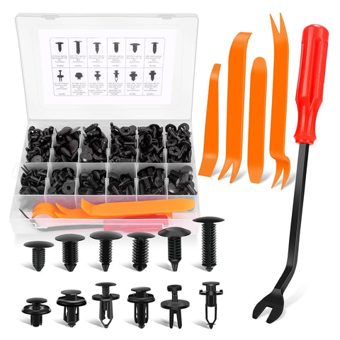 240PCS Car Push Retainer Clips & Auto Fasteners Assortment Set