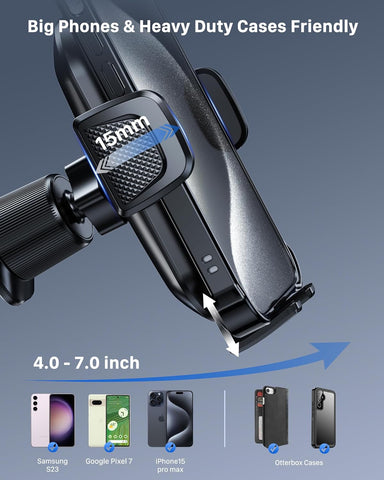 YOSH Double Metal Hook Car Phone Holder for Air Vent