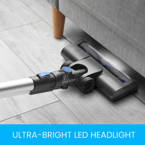 VYTRONIX 3-in-1 Cordless Vacuum Cleaner | 22.2V Powerful Lightweight Stick Vacuum | 40Min Runtime | Rechargeable Lithium-Ion Battery for Pet Hair, Carpets & Hard Floors