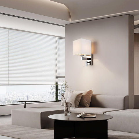 E27 Wall Light with LED Reading Light USB Ports