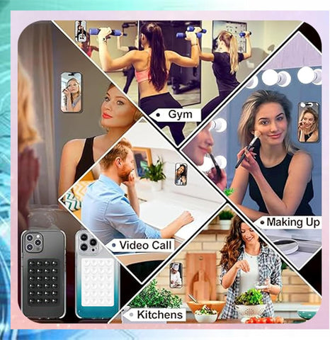 Leeneen 2PCS Silicone Suction Phone Case Mount – Transparent