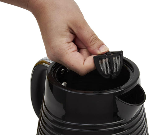 Devon 1.7L Black Electric Kettle – Lightweight, Cordless, Stylish, Fast Boil, Tea & Coffee, Perfect for Small Kitchens
