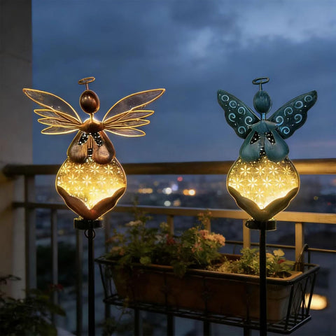 Handcrafted Copper Decorative Lamp with Light Perfect for Garden Pathway Lighting Rustproof Outdoor Lights