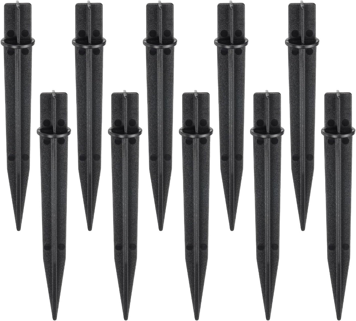 Reinforced Light Stakes Replacement 5.2" Cross-shaped 10 Pcs