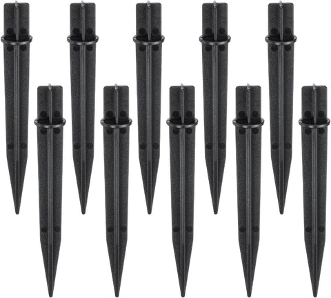 Reinforced Light Stakes Replacement 5.2" Cross-shaped 10 Pcs