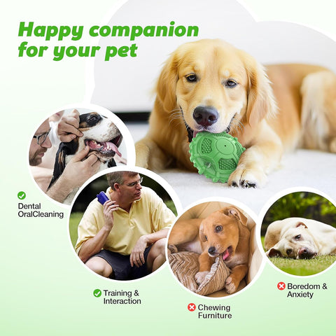 Indestructible Squeaky Dog Chew Toy for Aggressive Chewers