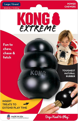 KONG Extreme Dog Toy - Durable Chew & Treat-Filling Large Dog Toy (2-Pack)