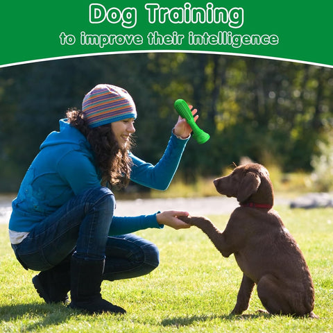 Dog Chew Toy Natural Rubber Dental Cleaning Stick