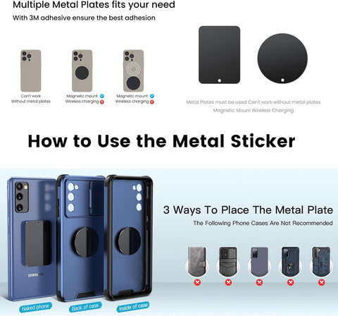 APPS2Car Magnetic Phone Car Mount Dashboard & Windscreen Holder