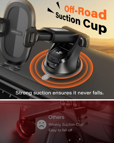 APPS2Car Car Phone Holder Dashboard and Windscreen Mount