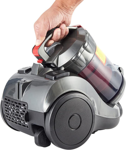 Akitas 800W Bagless Cylinder Vacuum Cleaner 2.5L – German Wessel Werk Nozzle, HEPA Filter, Compact Hoover for Hard Floors & Carpets (C6)
